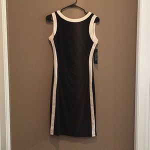Chaps black and white dress size M